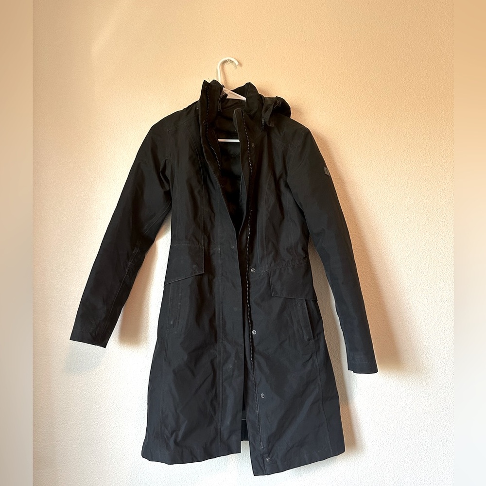 Double-Lined Long North Face Coat
